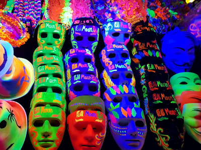 UV body paint Full Moon Party