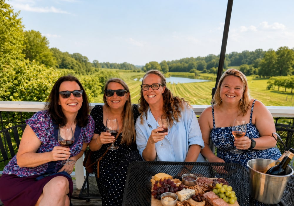 Local Virginia wine pours