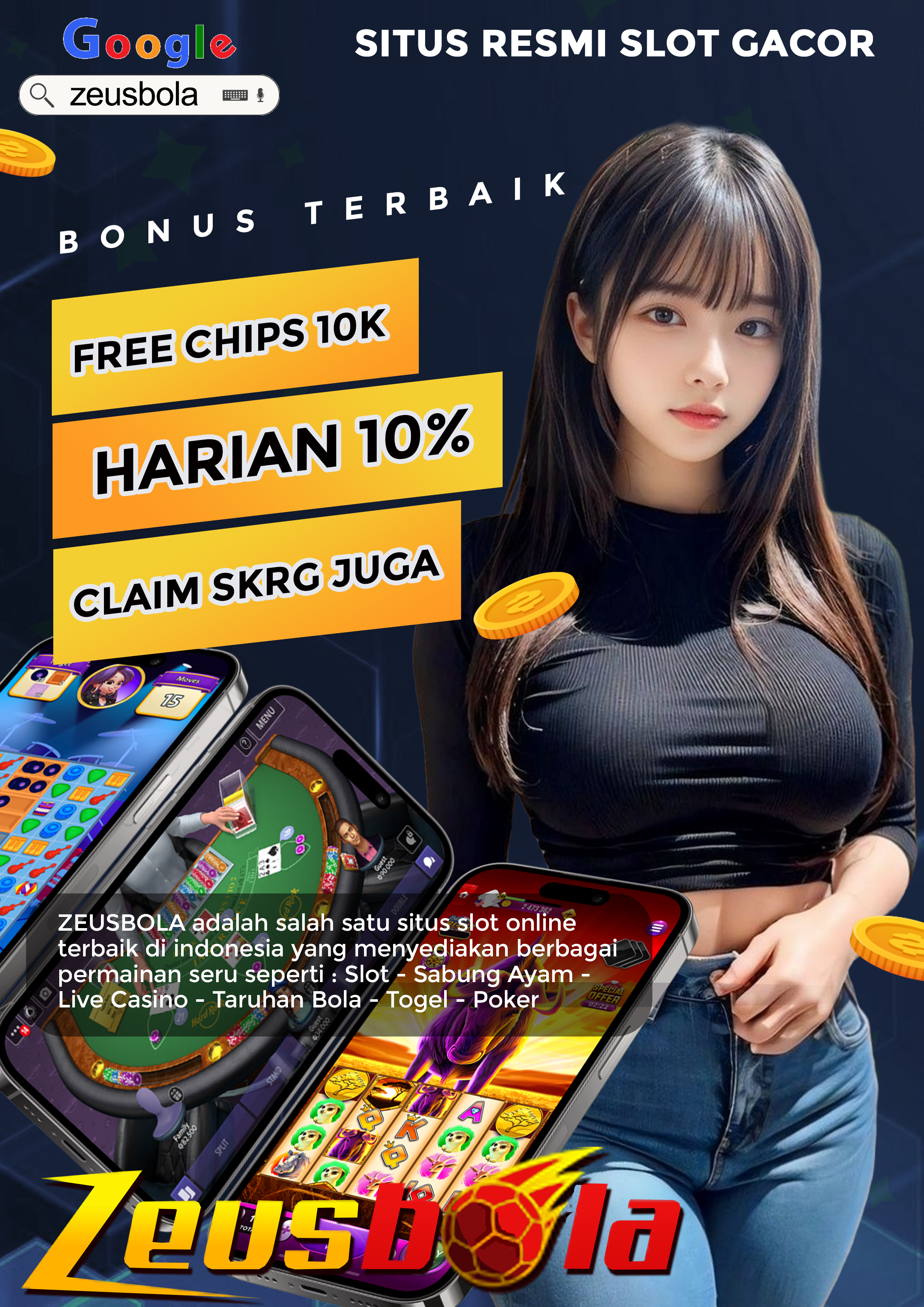 ZEUSBOLA • Situs Casino Online Terpercaya dengan Game Seru!