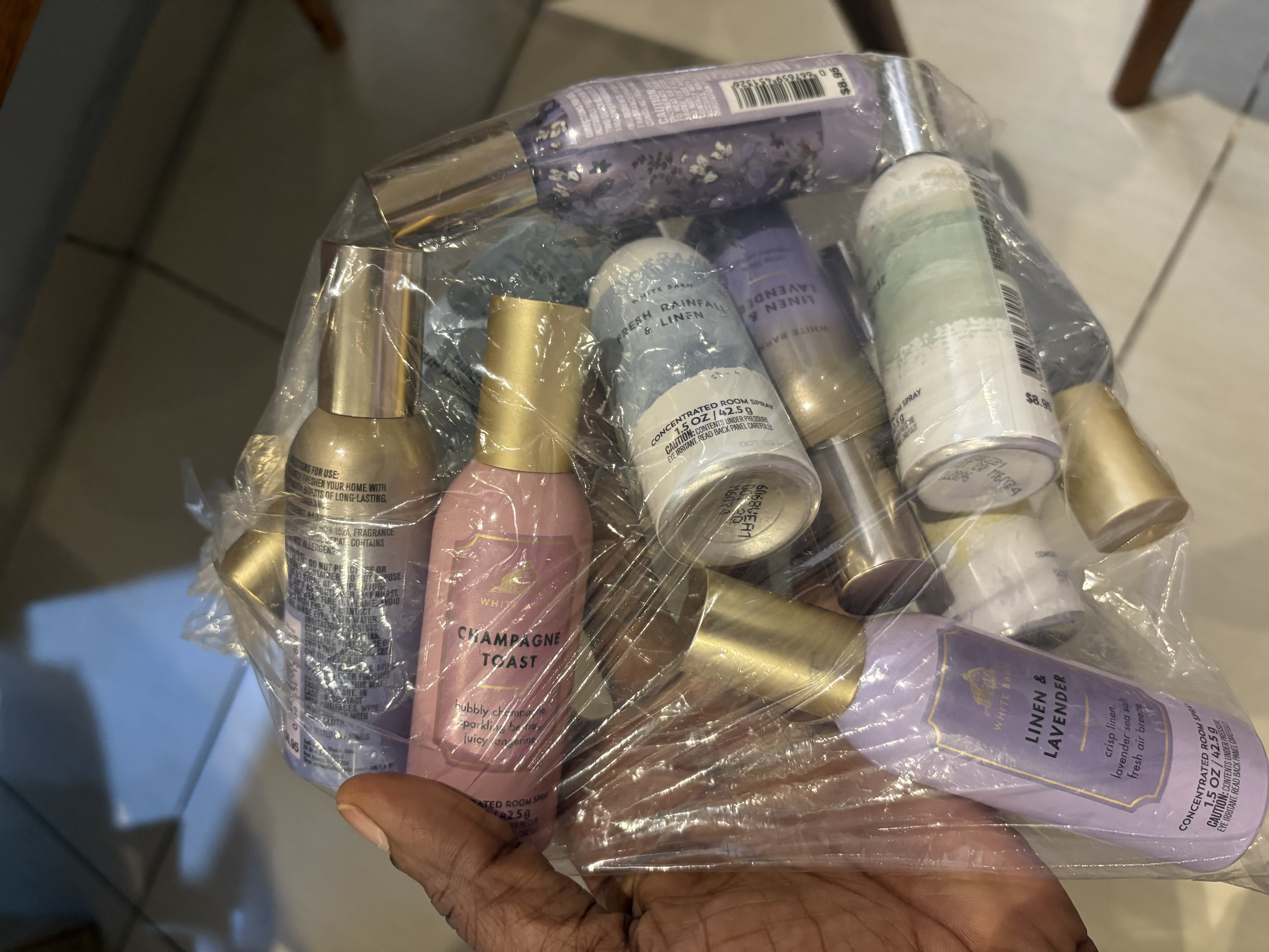 Bath and body room spray