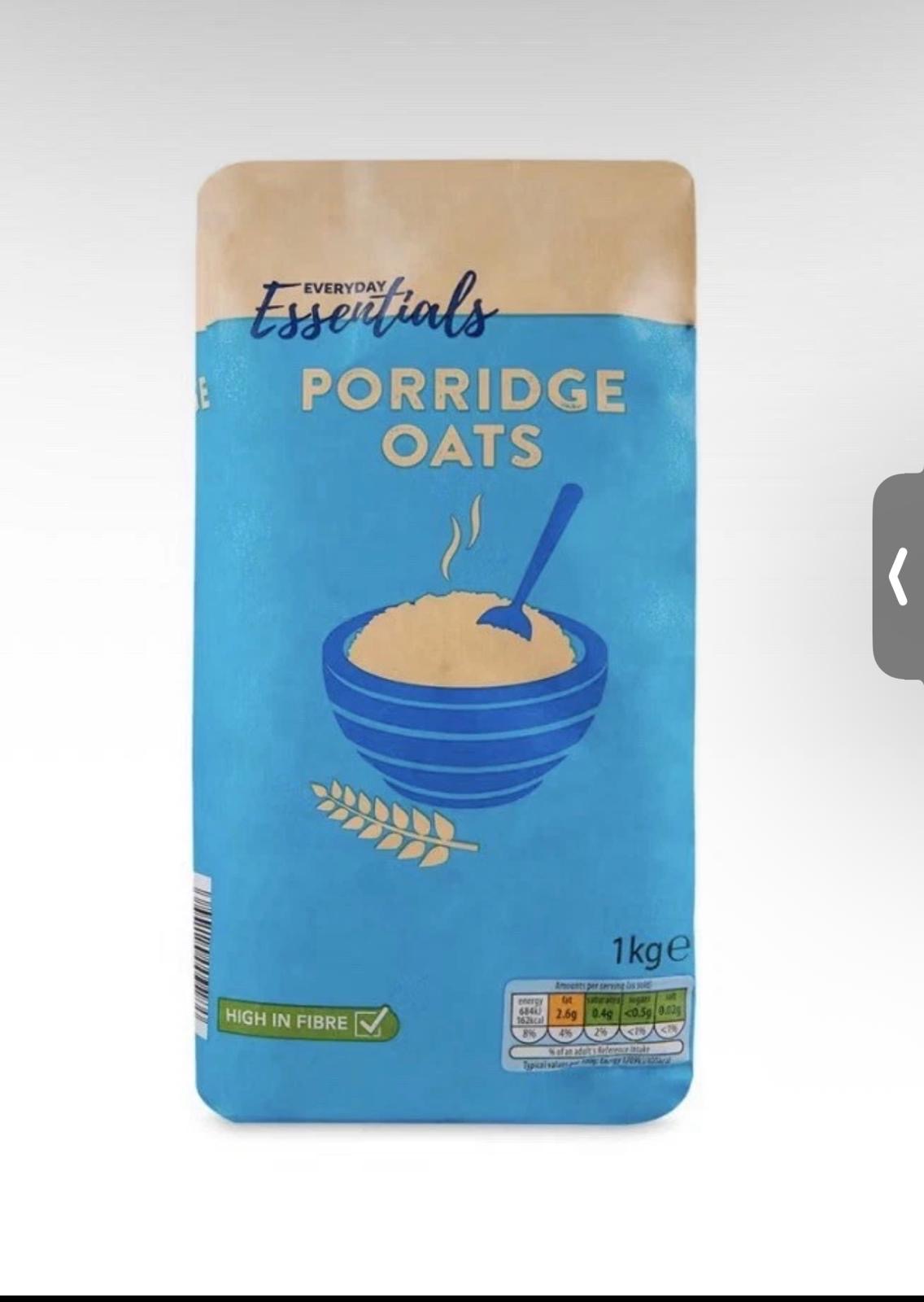 Porridge oats