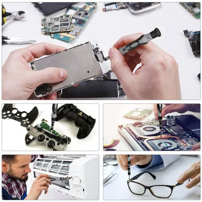 WakeView 122-in-1 Precision Screwdriver Set - Magnetic Laptop Repair Kit, 101 Bits, Ergonomic Handle, 0.5 kg