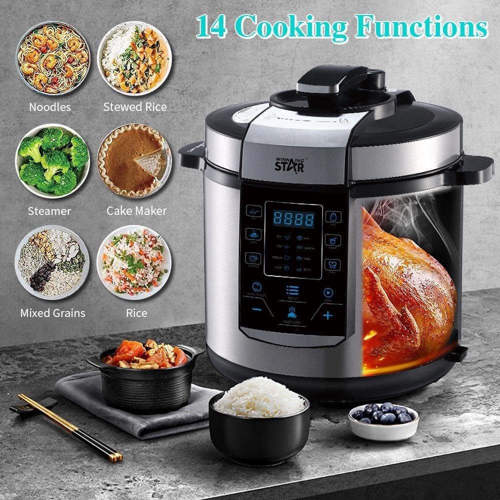 Winning Star Digital Electric Pressure Cooker ST-9303