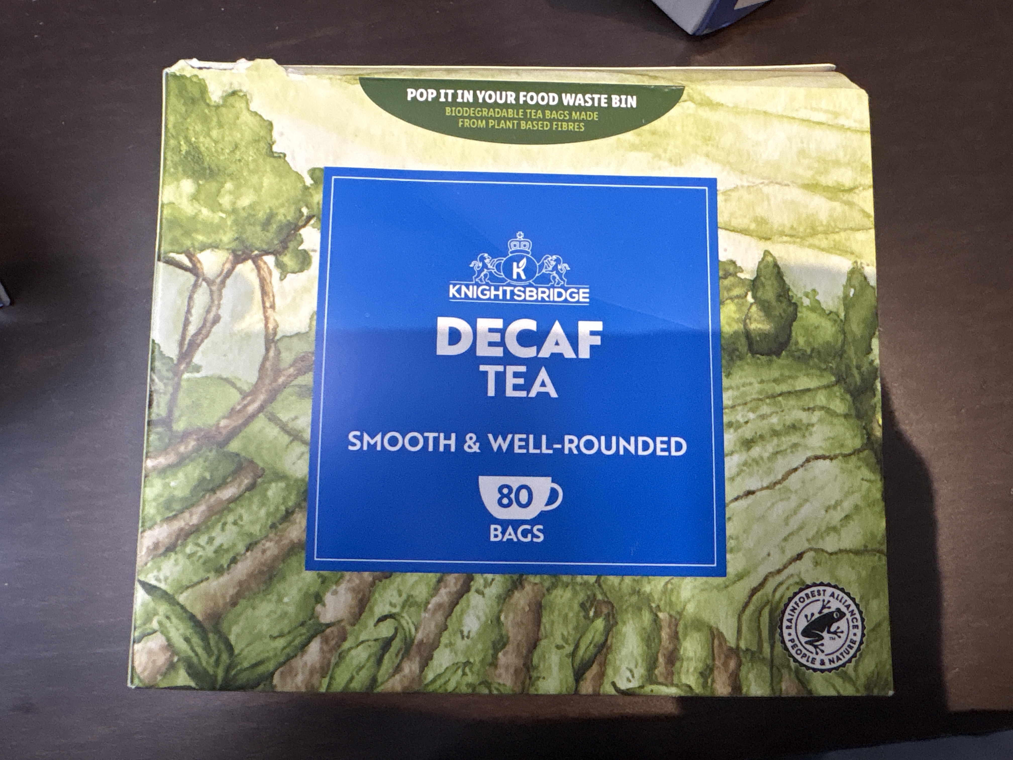 Knightsbridge decaf tea