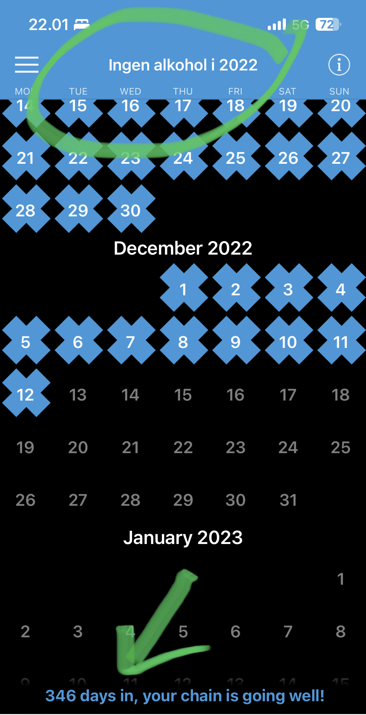Don't Break the Chain App