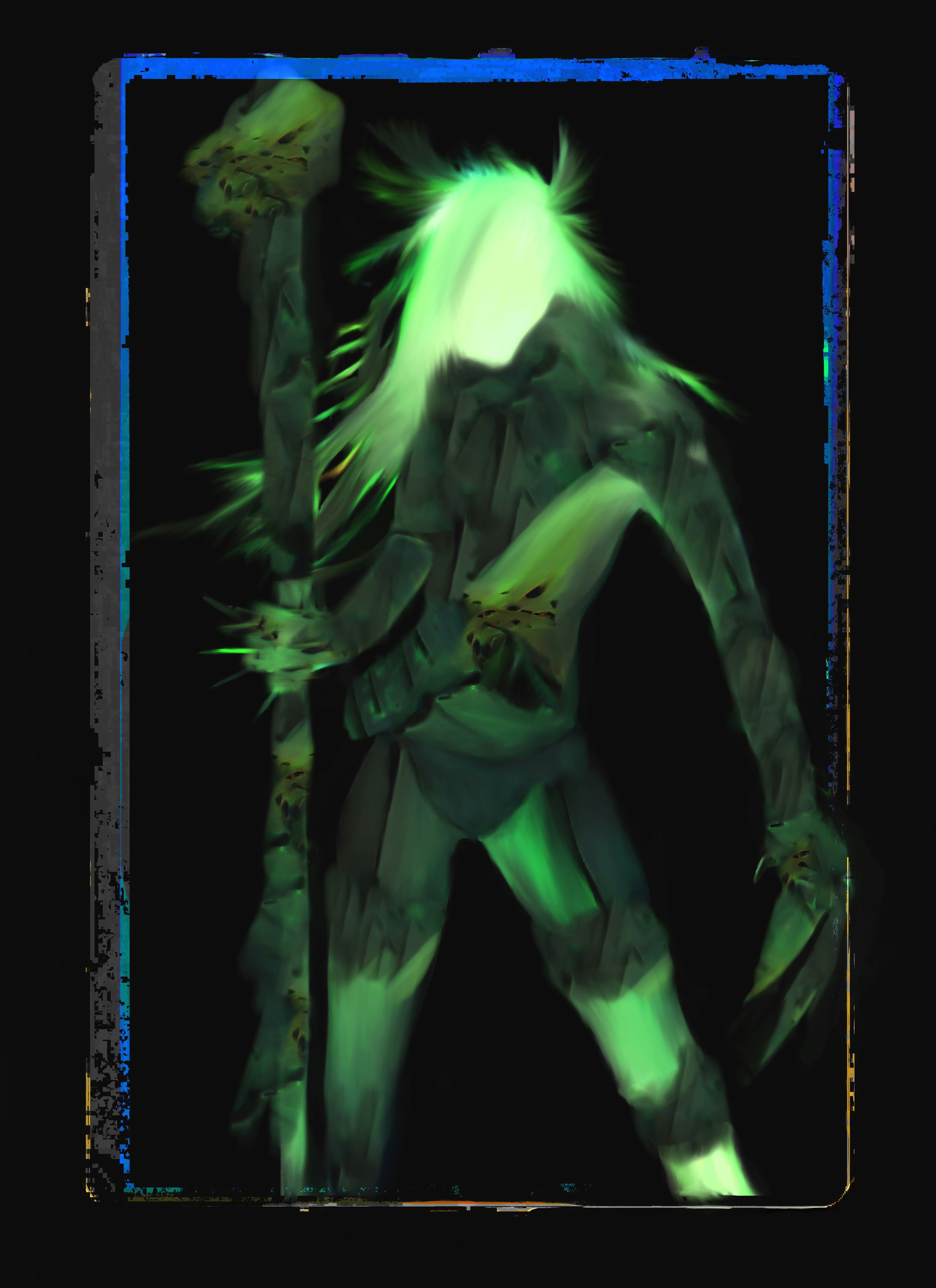 Human in monster form