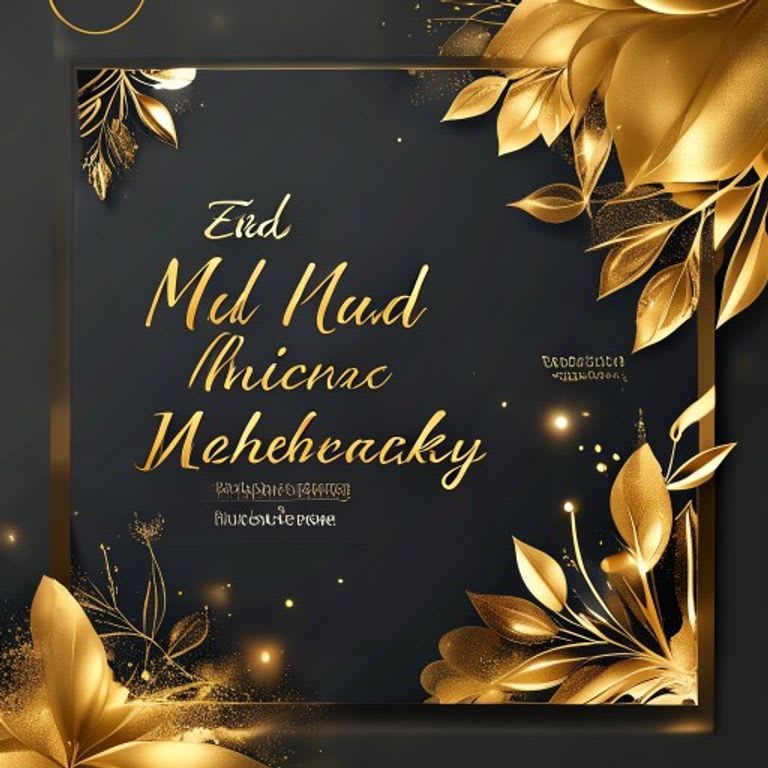 Instagram Poster: Eid Mubarak!