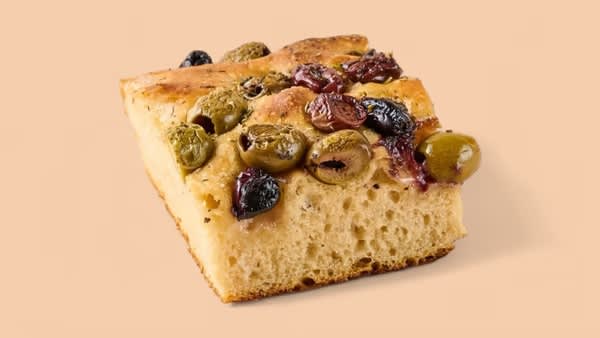 Focaccia mit Oliven