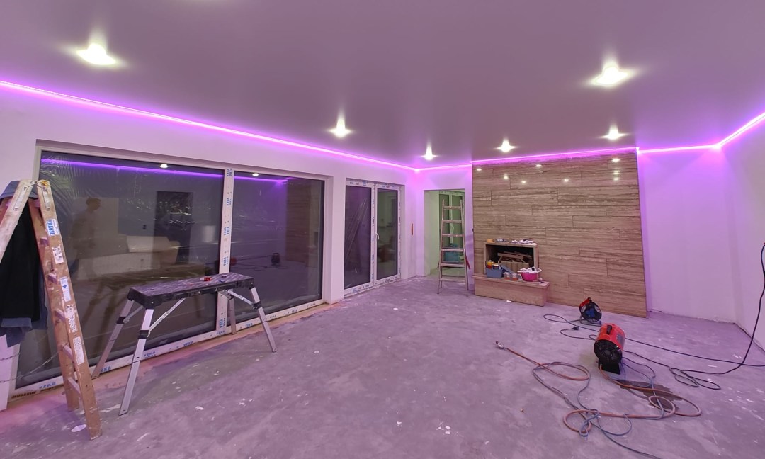 Spanndecken mit LED-Beleuchtung