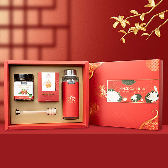 Set mật ong màu đỏ