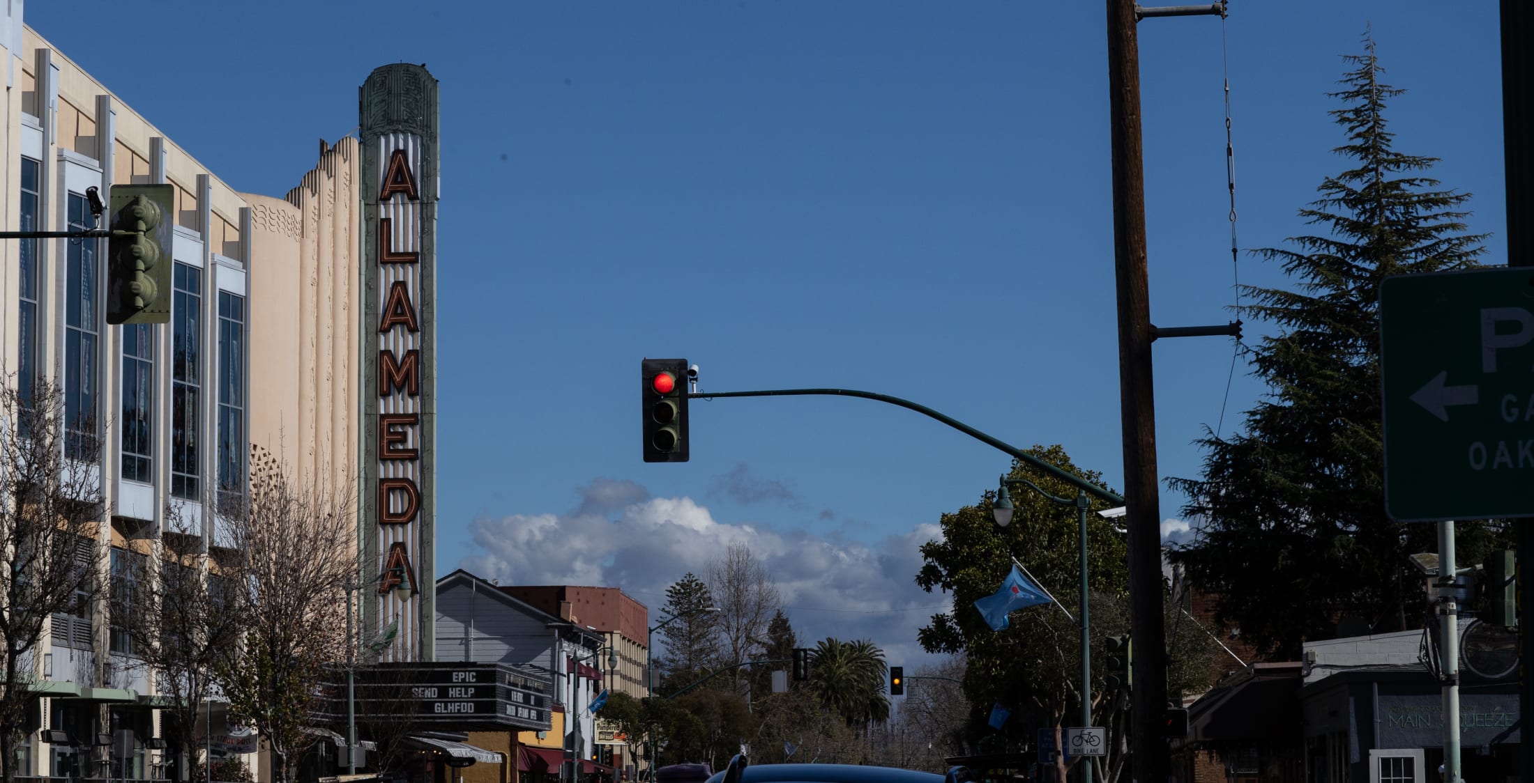 City of Alameda California sign – Date of Death appraisal services