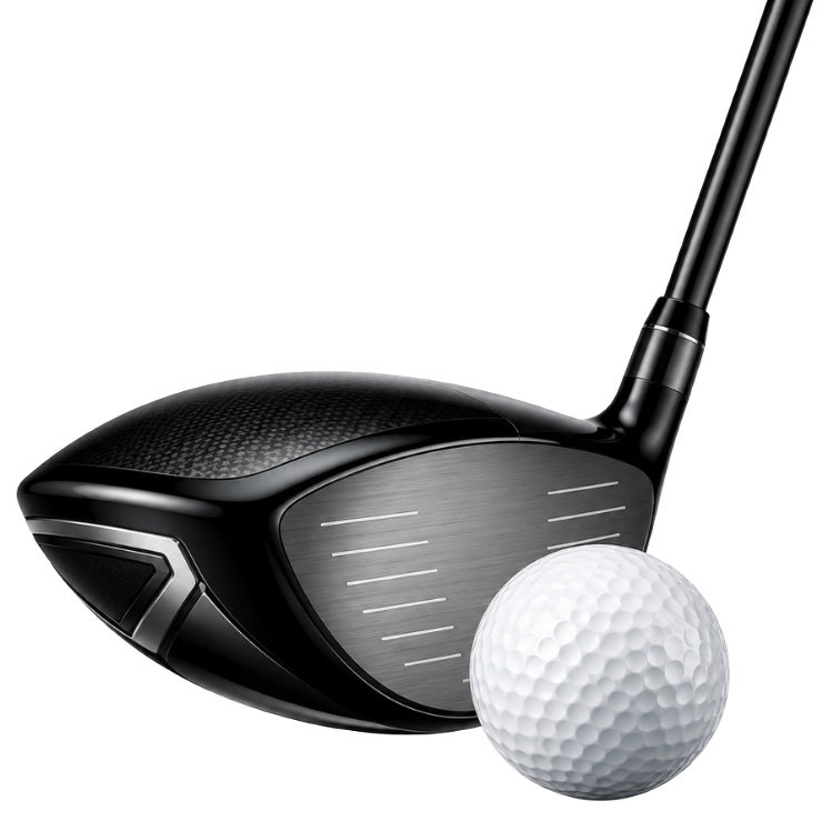 Golf club with ball
