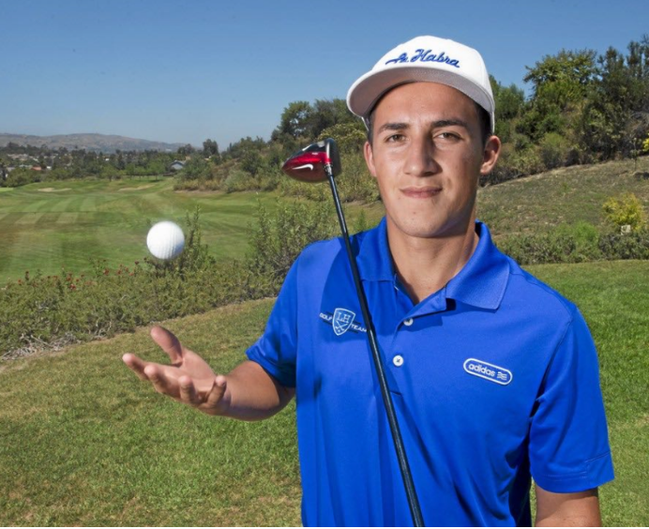 Mike Lascari on the course