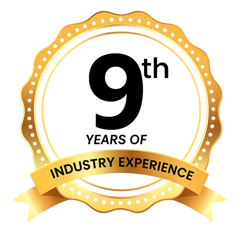 9+ years of Experience in ecommerce website development