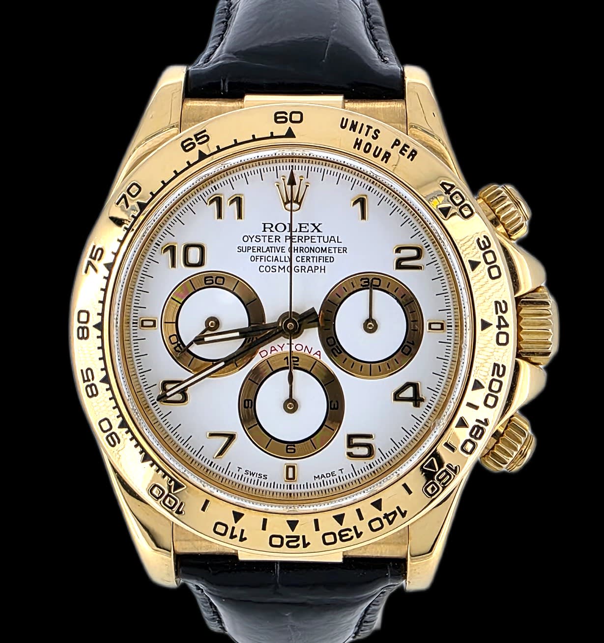 Rolex Daytona 16518 ZENITH 18K Yellow Gold 1998 40mm