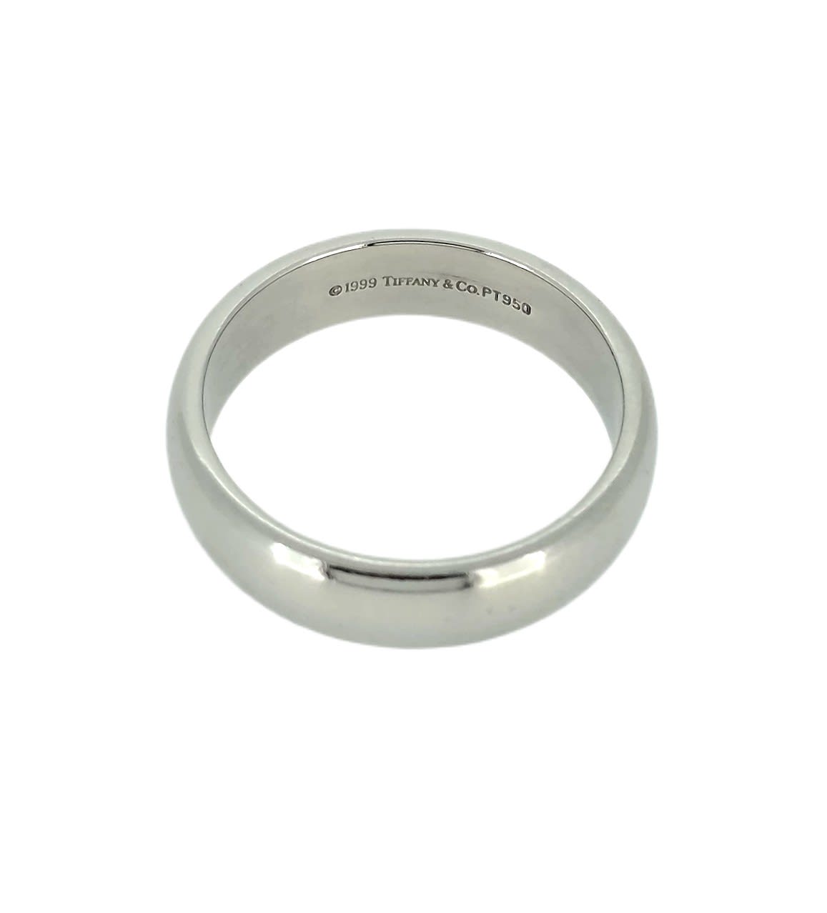 Tiffany & Co. Men's 6mm Platinum Wedding Band Size 11