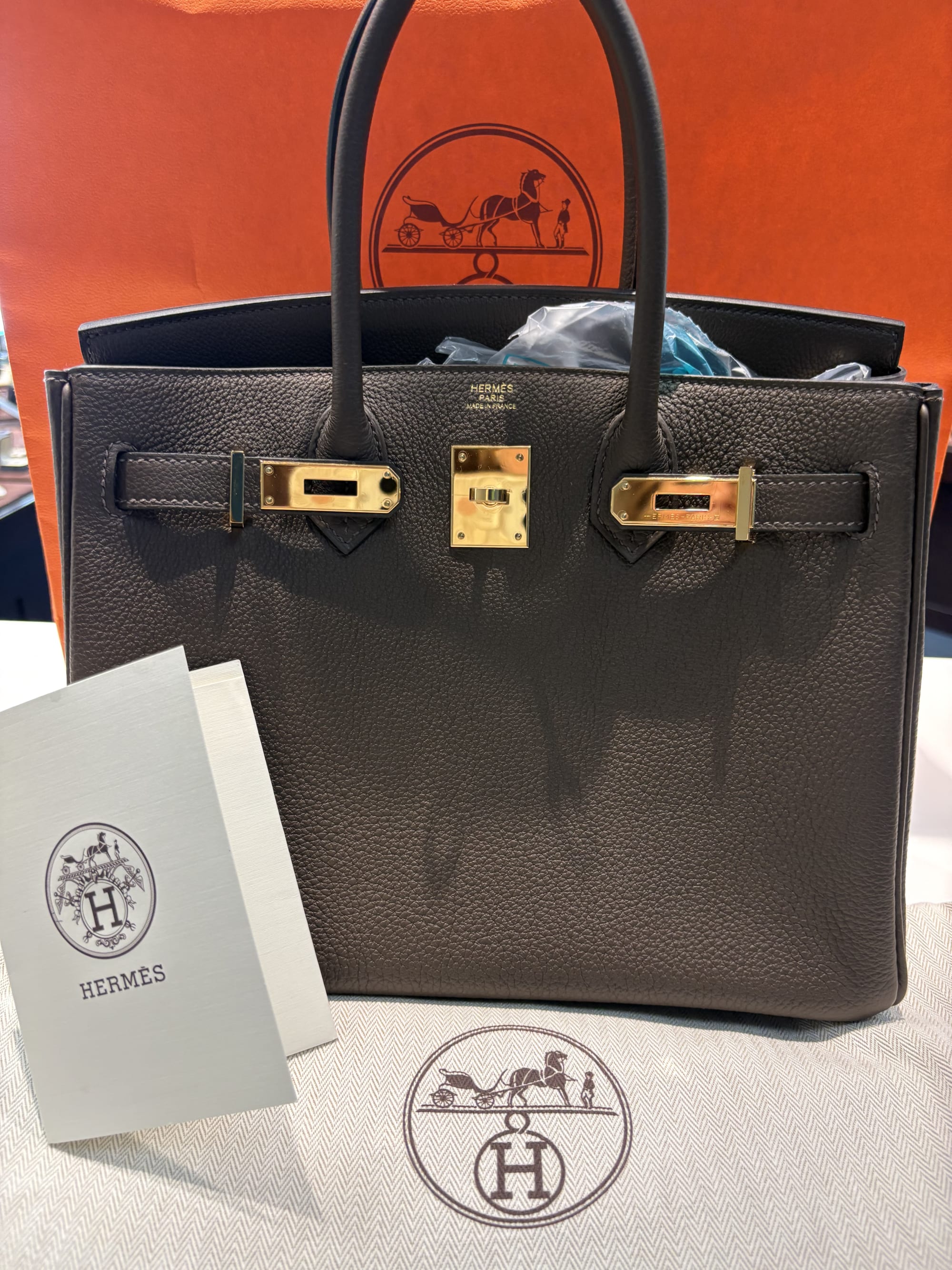 Hermes Birken 30 Ecorse Colorway
