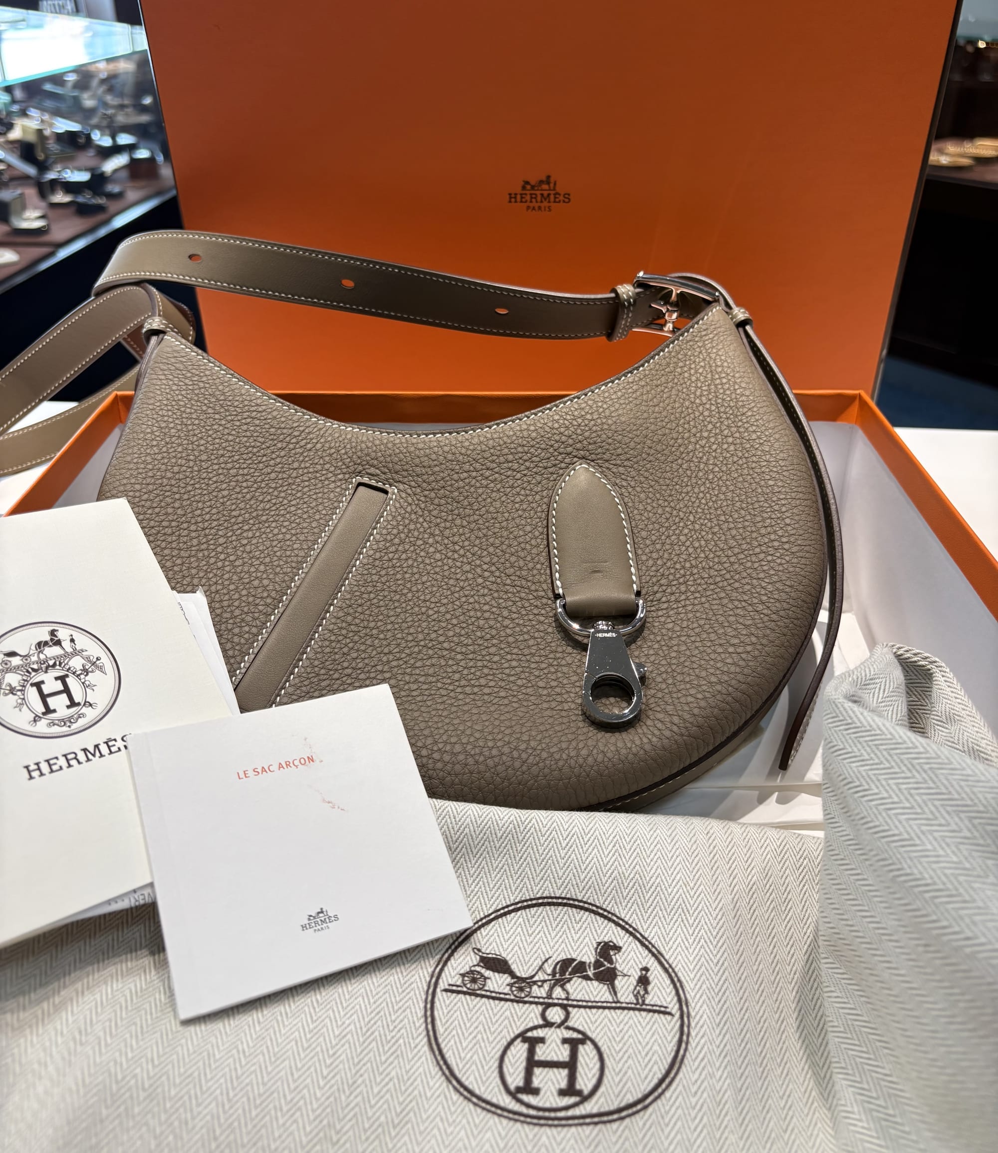 Hermes Petite Arcon Shoulder Bag