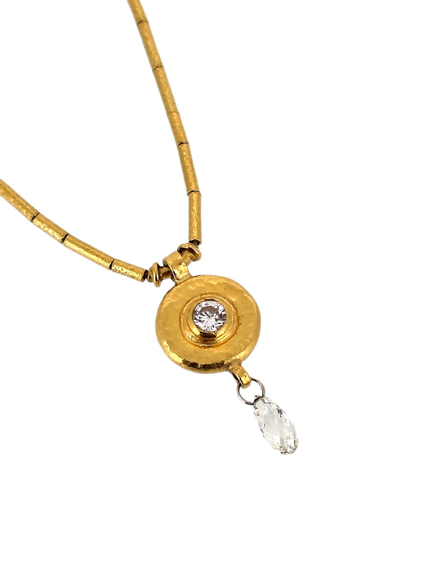 Gurhan  Diamond Pendant Necklace Droplet Collection