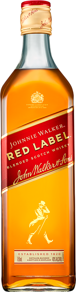 JOHNNIE WALKER RED LABEL 750 ML