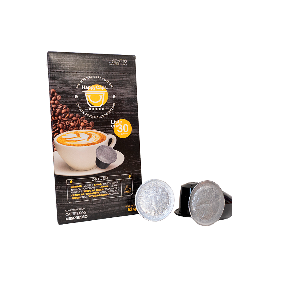 CAFE HAPPY CAPS 26% FUERTE UNID X5 CP