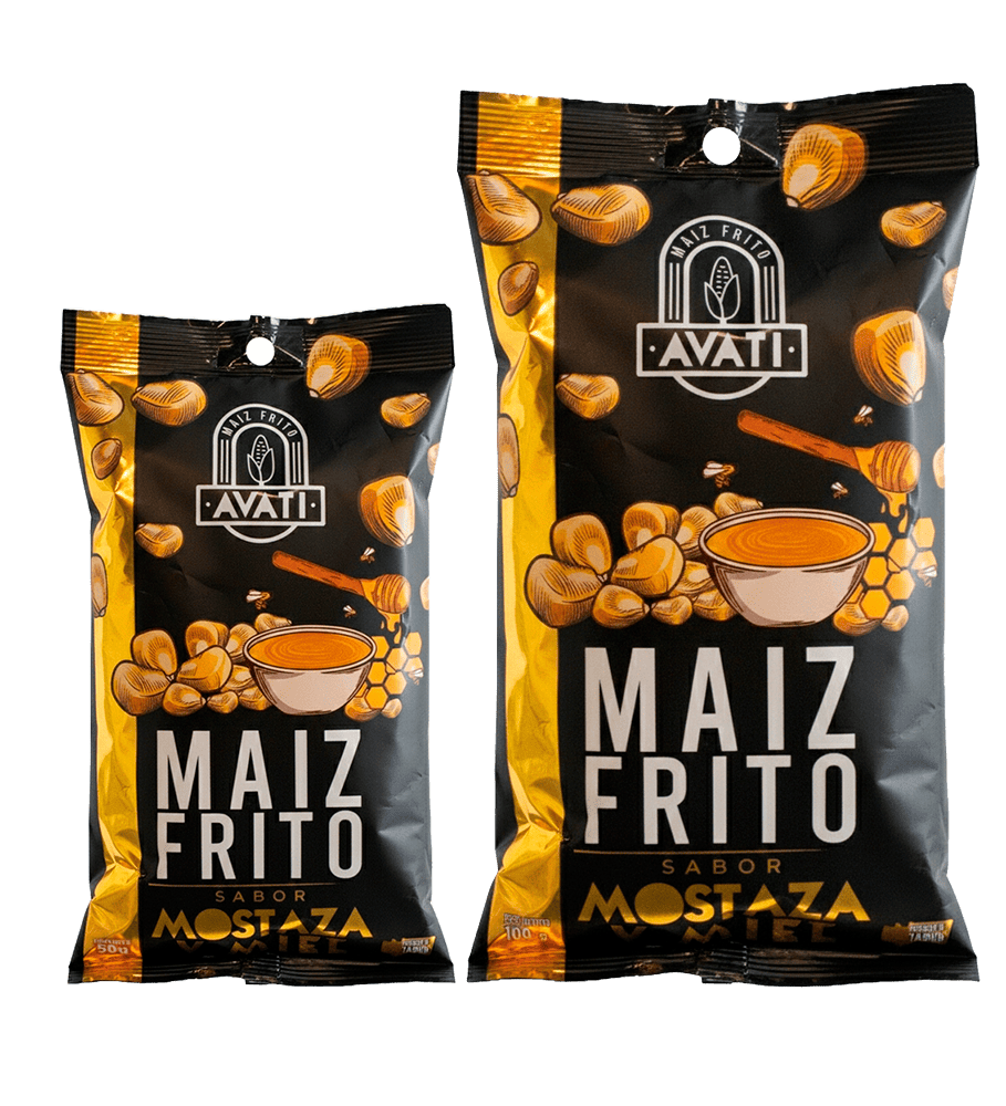 AVATI MAIZ FRITO SABOR MOSTAZA Y MIEL