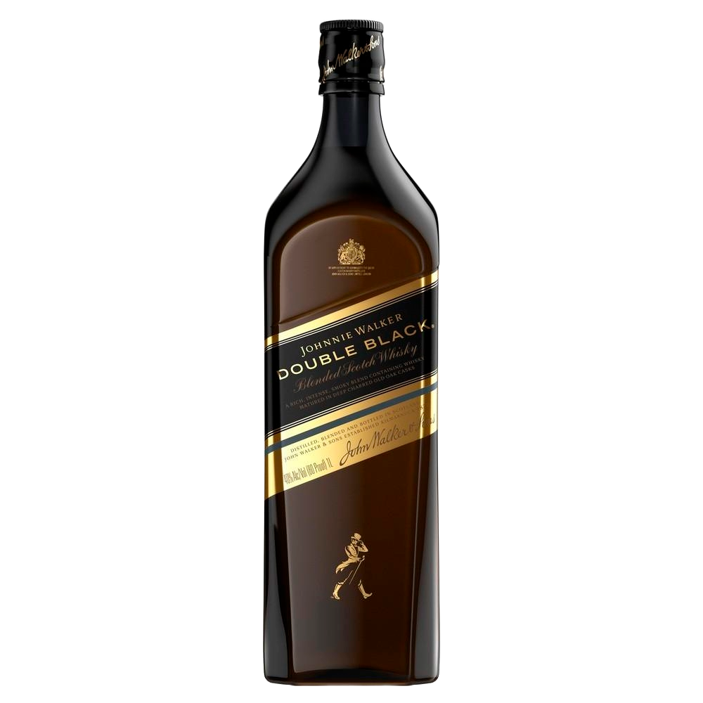 JOHNNIE WALKER DOUBLE BLACK 1 LITRO 