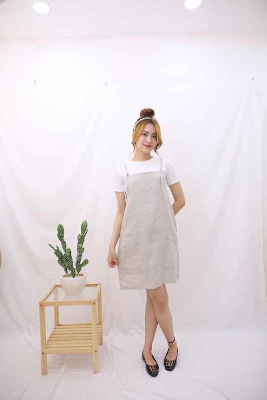Linen Overalls/ Summer Overall/ Jumpsuit Dress Linen For Women