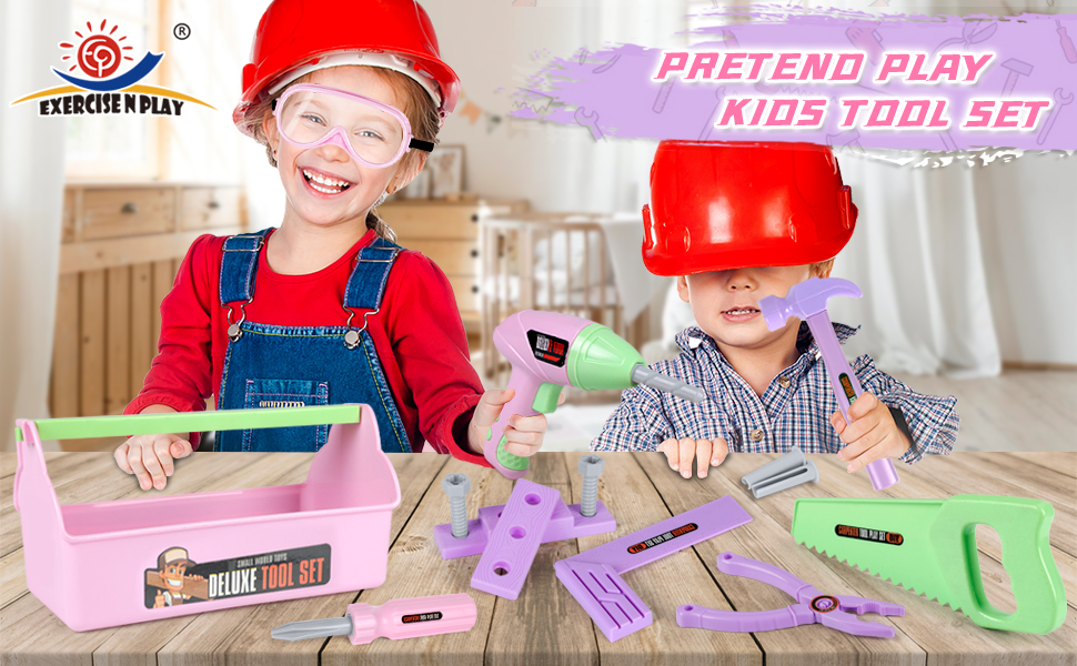 Stanley Jr - 19 Piece Pretend Play Tool Set