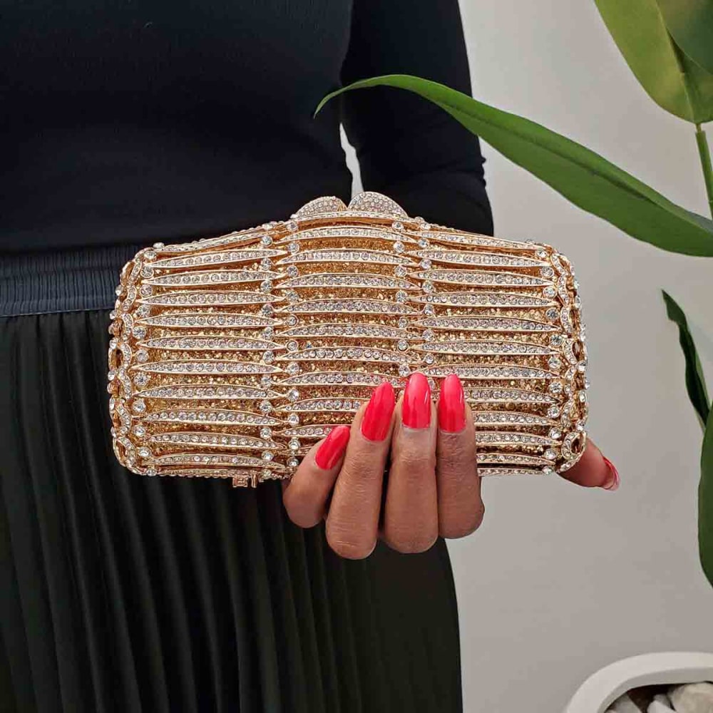 Dazzle Crystal Clutch