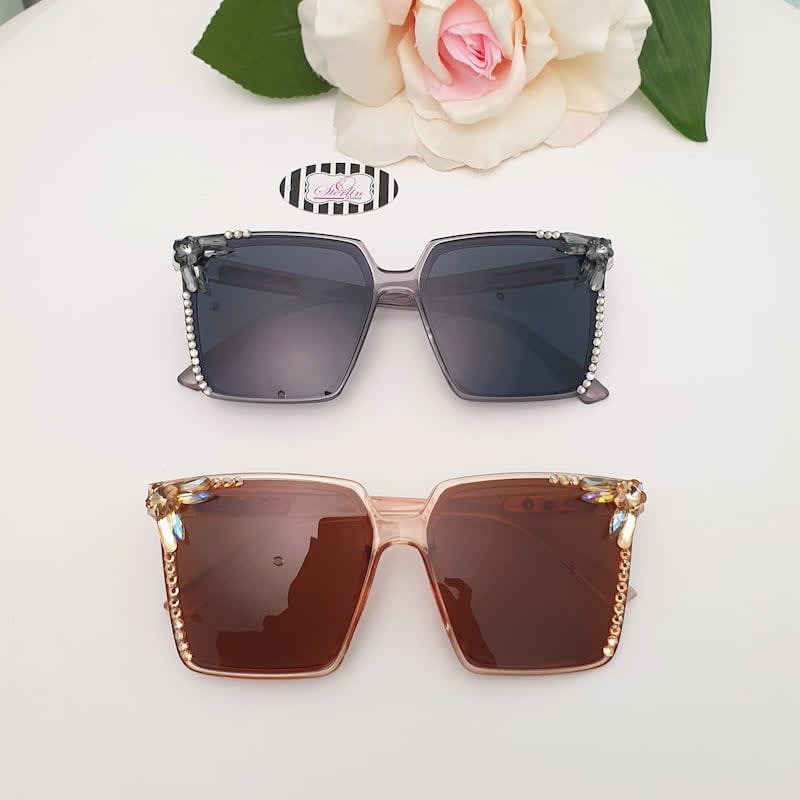 Trendy Crystal Sunglasses