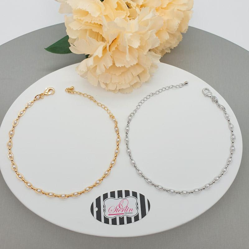 Pearl Link Anklets
