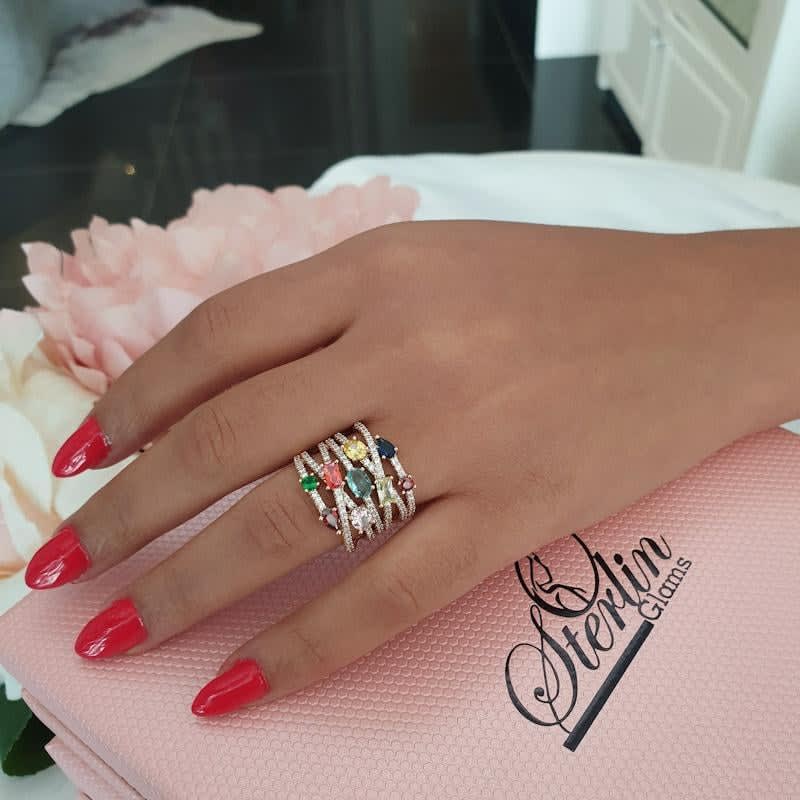 Multi Stone Ring