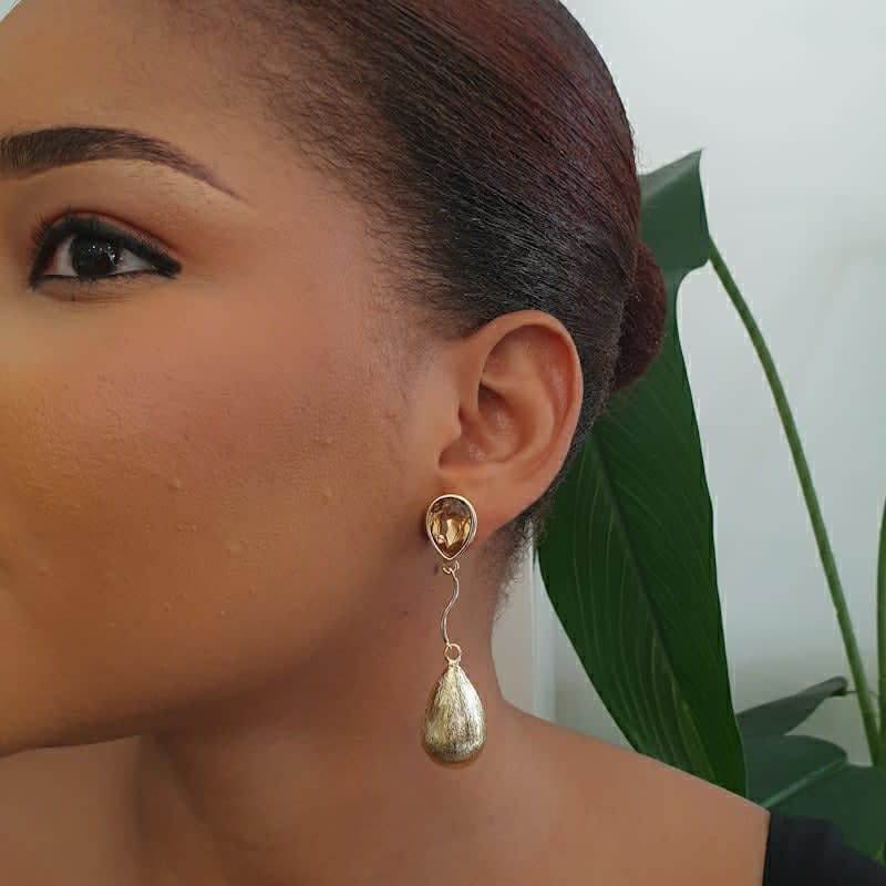 Stone Dang Earring