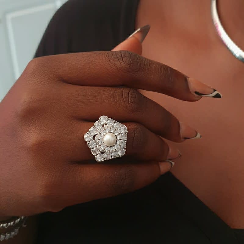 Pearl Stone Ring