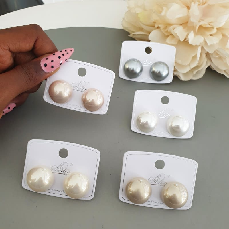 Éclat Pearl Big Studs