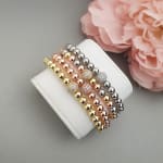 Elasticated Mini Ball Bracelet view 3