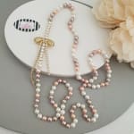 Shell pearl Bow Necklace view 6