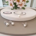 Accent Pearl Bangle view 1