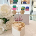 Nugget Cluster Earrings view 4
