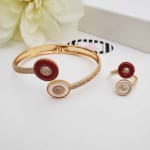 Round Bangle n Ring Set view 5