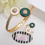 Round Bangle n Ring Set view 3