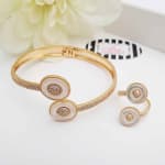 Round Bangle n Ring Set view 9