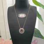 4Tone Sphere Pendant Necklace view 1