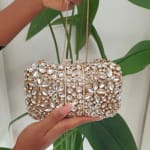 Golden Crystal Clutch view 1