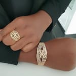 Knot Bangle n Ring Set view 2