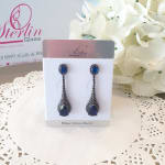 Stone Drop Earrings view 2