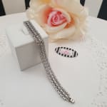Silver Stone Bracelet view 1