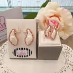 Enamel Earring and Ring Set view 5