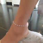 Pearl Single Anklet view 5